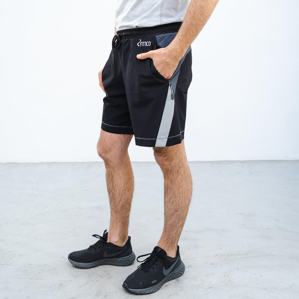 Endurance Collection Men\'s Shorts Black Sportswear Fitico –