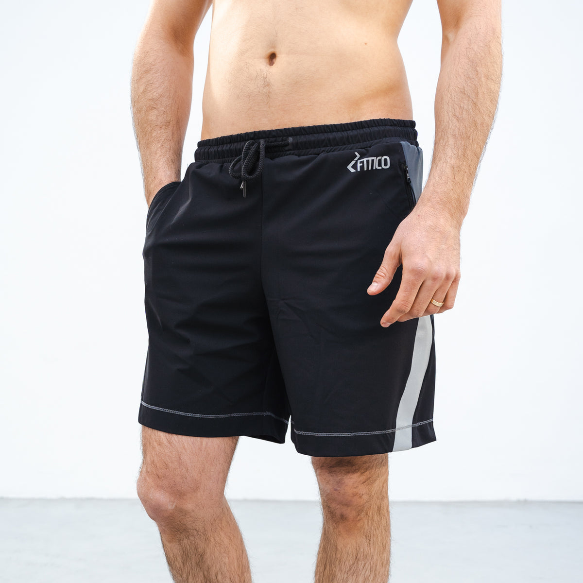 Fitico Endurance Black – Shorts Collection Men\'s Sportswear