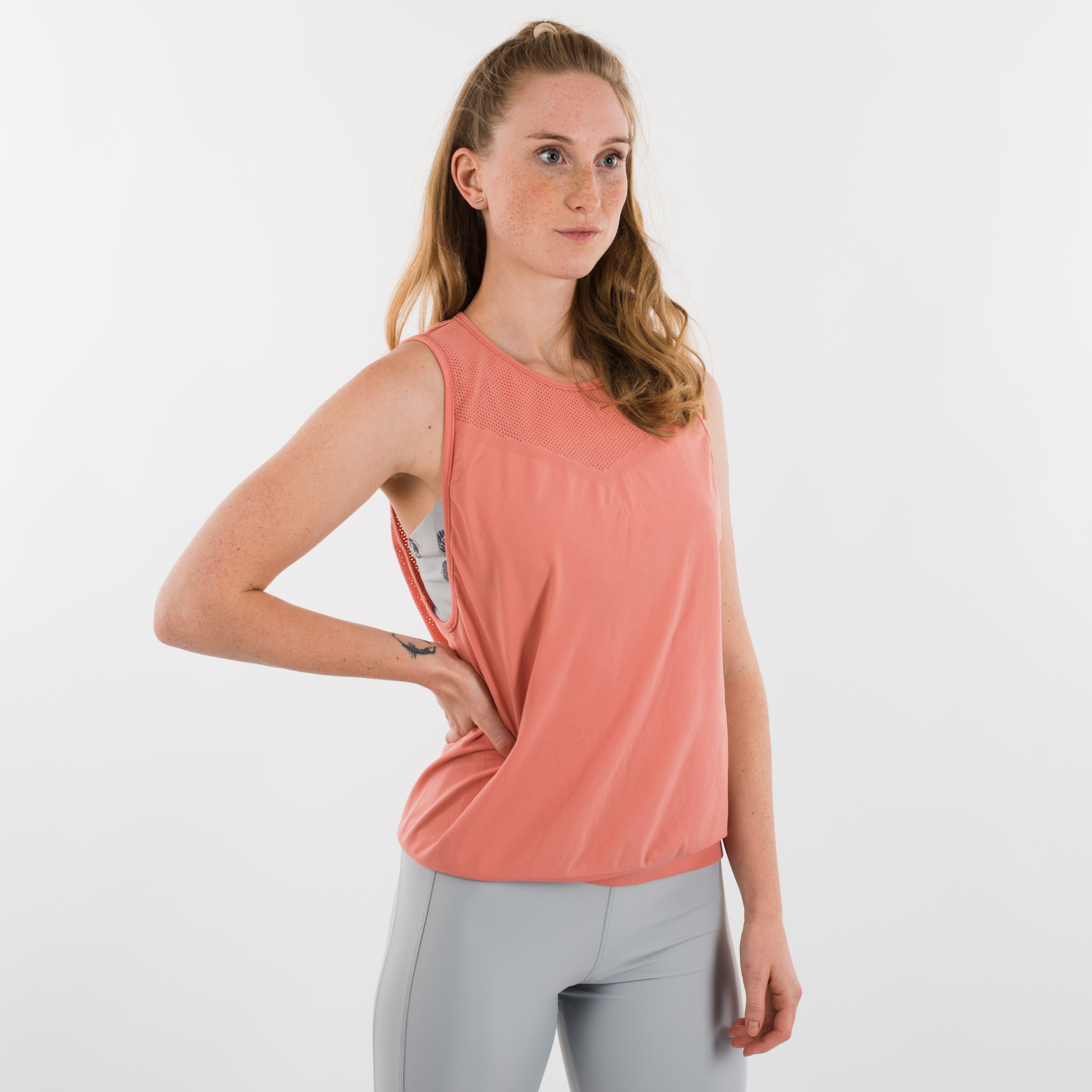 Sustainable Sportswear Seamless Tank Top Rose - Blush Collection