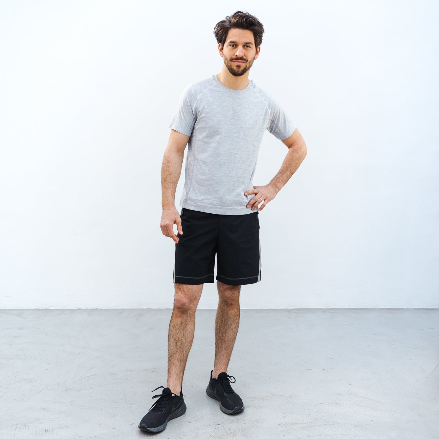 Endurance Collection Seamless T-Shirt light grey – Fitico Sportswear