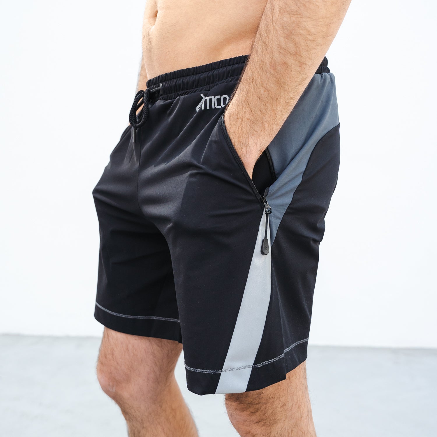 Sportswear Fitico – Black Shorts Endurance Collection Men\'s